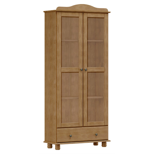 Vitrina RUBI 2 puertas 1 cajón